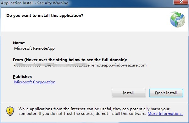 application install